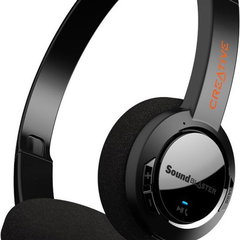 Casti Creative On-Ear, Sound Blaster JAM V2, Bluetooth 5.0, aptX, autonomie 22h, Black, Creative