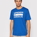 Under Armour, Tricou lejer cu logo pentru antrenament Team Issue Wordmark, Caramiziu/Gri