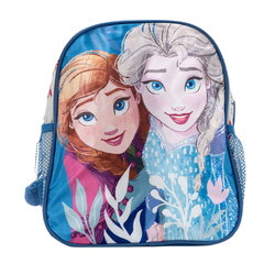 Rucsac gradinita cu 2 buzunare 30x26x10 cm Frozen glitter, Litera