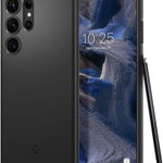 Husa Spigen Spigen Thin Fit Samsung Galaxy S23 Ultra Neagra, Spigen