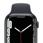 Apple Watch S7 GPS 41 Midnight Aluminium Sport, apple