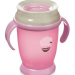 Cana retro cu toarte Lovi 360 Junior roz deschis 250 ml, Lovi