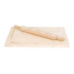 Planseta din lemn pentru modelat aluatul, 30x41cm + sucitor de 45cm / EXT 9870 Engros, 