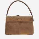 TOD'S TOD'S SUEDE T CASE BAG Marrone, TOD'S