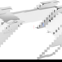 Baterie de dus ANEMON cu prindere in perete BCZ W400, finisaj crom-alb, Deante