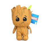 Jucarie de plus MARVEL Groot MAR93505FO, 2 ani+, maro-negru