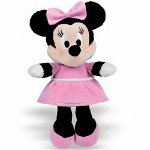 Jucarie de Plus Disney Minnie Mouse Flopsies in Rochita Roz, 25 cm, PDP Disney