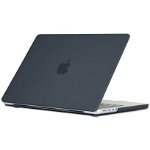 Husa Tech-Protect Smartshell pentru Apple MacBook Pro 14 M1/M2/M3 2021-2023 Negru Mat, Tech-Protect