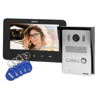 Videointerfon pentru o familie INDI N ORNO OR-VID-VP-1069/B color monitor ultra-plat LCD 7 control automat al portilor 16 sonerii func