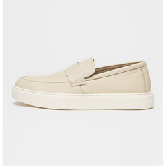 Calvin Klein mocasini de piele MOCCASIN LTH UNLINED culoarea maro Calvin Klein mocasini de piele MOCCASIN LTH UNLINED culoarea maro