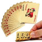 Carti de joc Aurii Casino Poker, aspect Dolar $,  mystyle