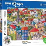 Trefl Puzzle 1000 element?w UFT Eye-Spy Sneaky Peekers Pary? Francja, Trefl