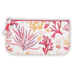 Coral Handmade Embroidered Pouch (Coral Galison)