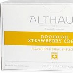 Althaus Althaus - Rooibush Strawberry Cream Deli Pack - Ceai 20 plicuri, Althaus