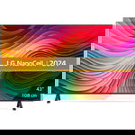 Televizor LG NanoCell 43NANO81T3A, 108 cm, Smart, 4K Ultra HD, Clasa G (Model 2024), LG