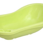 Cadita bebe Lorelli, Plastic, 2 Suporturi incorporate, Non-toxic si Non-alergenic, Varsta 0-2 ani, 84x30x49, Verde