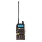 Statie radio VHF/UHF portabila CRT FP00, dual band 144MHz-146MHz si 430MHz-440MHz, Negru