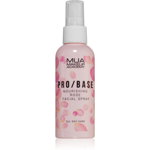 MUA Makeup Academy PRO/BASE Rose Spray facial pentru fixare machiajului cu apă de trandafiri, MUA Makeup Academy