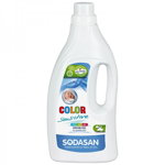 Detergent Bio Lichid Rufe Albe si Color Sensitiv Hipoalergen 1,5 L Sodasan, Sodasan