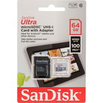 Ultra Lite microSDXC Ad. 64GB 100MB/s SDSQUNR-064G-GN6TA, SanDisk