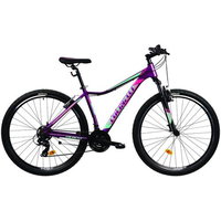 Bicicleta MTB Colinelli COL22 Marimea S 27.5 inch Turcoaz Schimbator Shimano 21 Viteze Cadru Aluminiu Frane V - Brake
