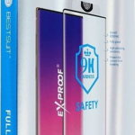 Partner Tele.com Sticlă securizată Flexibil Nano Glass 5D Full Glue - pentru Samsung Galaxy Note 20 negru (Hot Bending) - cititor de lucru, Partner Tele.com