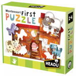 Headu Montessori - Primul Meu Puzzle - Ferma, Headu