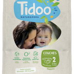 Scutece ECO hipoalergenice 3-6kg, nou nascuti, marimea 2(format mare) Tidoo, Tidoo