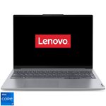 Laptop ThinkBook 16 G6 IRL 16 inch WUXGA Intel Core i7-13700H 16GB DDR5 512GB SSD Arctic Grey, Lenovo