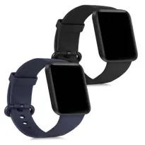 Set 2 huse pentru Xiaomi Mi Watch Lite/Redmi Watch, Silicon, Transparent, 54528.01, kwmobile