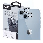 Set 2 protectii sticla camera foto ESR compatibil cu iPhone 15 / 15 Plus Clear, ESR