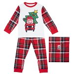 Pijama copii Chicco, bluza si pantaloni, rosu, 31312, Chicco