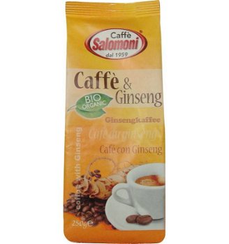 Cafea si Ginseng Eco-Bio 250g - Salomoni, Caffe Salomoni BIO