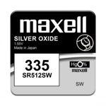 Baterii ceas oxid argint 335 SR512SW, 1 Buc. Maxell, Maxell