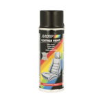 Vopsea spray lac pentru piele MoTip, negru, lucios, interior, 200 ml, Motip