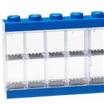 Cutie de depozitare LEGO 40660001 pentru 16 minifigurine (Albastru), LEGO