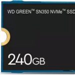 SSD WD Green SN350 240GB M.2 2280 PCI-E x4 Gen3 NVMe (WDS240G2G0C), WD