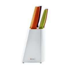 Set 5 Cutite de Bucatarie Z1045 Otel Inoxidabil cu Suport Multicolor, Zokura