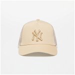 New Era New York Yankees Tonal Mesh A-Frame Trucker Cap Stone