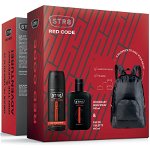 Set ingrijire corp STR8 Red Code: Apa de toaleta, 100ml + Deodorant spray, 150ml + rucsac