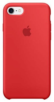 Husa Capac Spate Silicone Rosu Apple iPhone 7