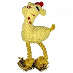 Jucarie pentru caini - Girafa galbena cu sunet, Perfect Pet