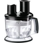 Procesor de alimente pentru mixer vertical Braun, MQ70BK, 1.5 l, Sistem EasyClick, Negru