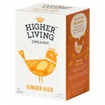 Ceai GINGER KICK Bio 15 plicuri Higher Living, Organicsfood
