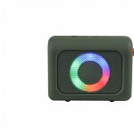 Mini boxa portabila YX2066 cu Bluetooth si LED RGB, GAVE
