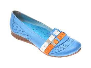 Pantofi FLAVIA PASSINI albastri, B0304, din piele naturala