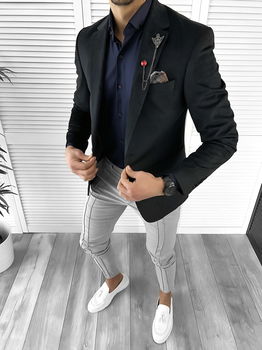 Tinuta barbati smart casual Pantaloni + Camasa + Sacou 10185, 