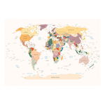 Fototapet World Map, Artgeist