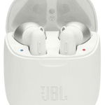 Casti Stereo JBL Tune 220TWS, True Wireless, JBL Pure Bass Sound, Bluetooth, Apeluri Hands-free, Autonomie 19h (Alb)