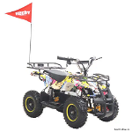 ATV electric pentru copii Hecht 56800 COMIC, 800 W, 20 km/h, capacitate 60 kg, display digital